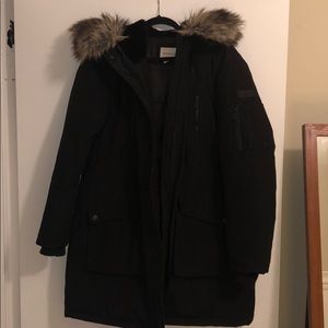 BCBG Black Winter Coat